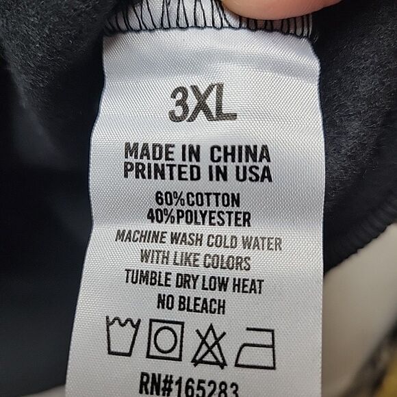 3Forty Doberman Dog Hoodie Size 3X NEW with Tag - Picture 6 of 6